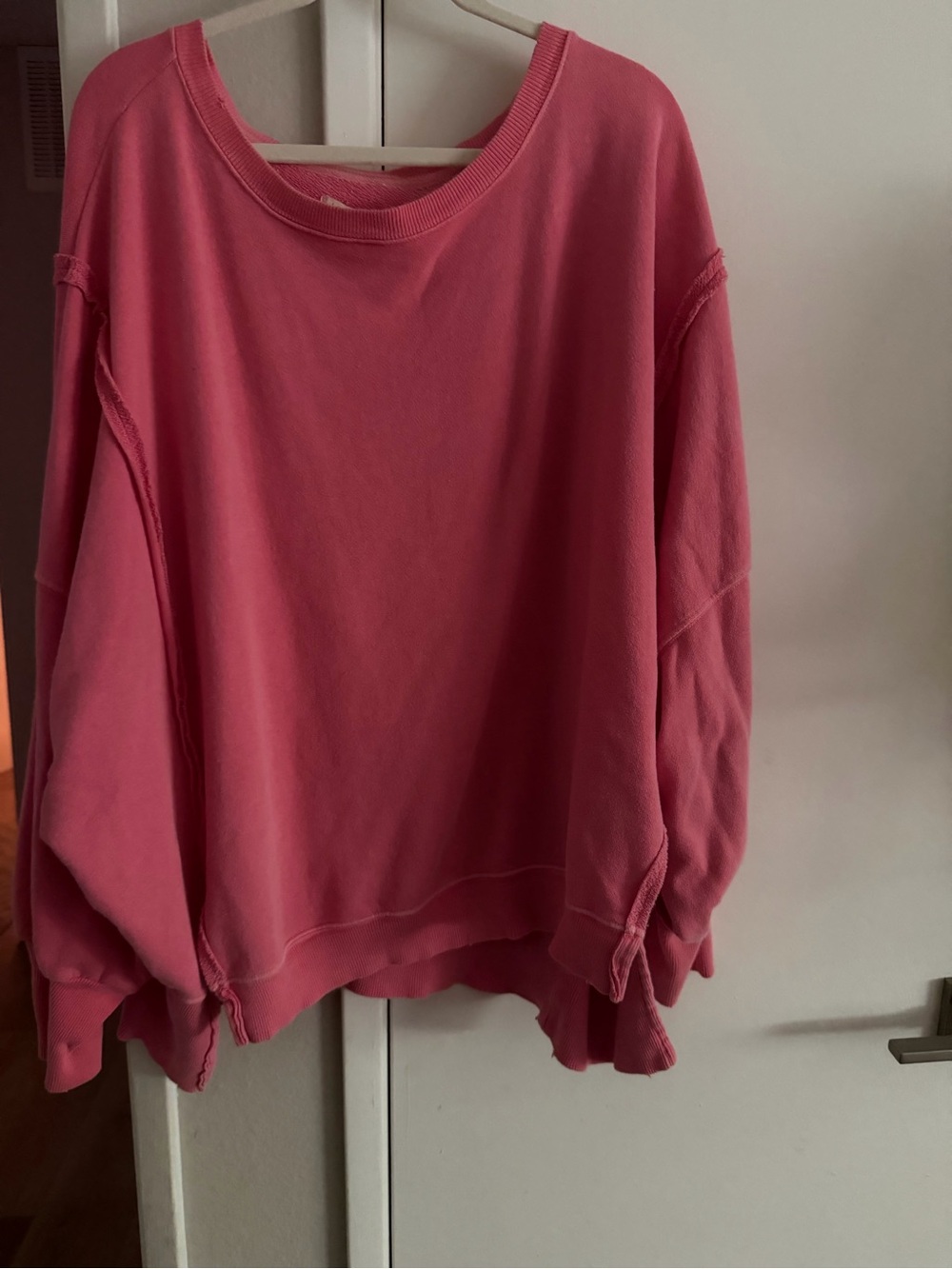 Free People We The Free Camden Sweatshirt Pullover - Camellia Pink - Picture 3 of 6